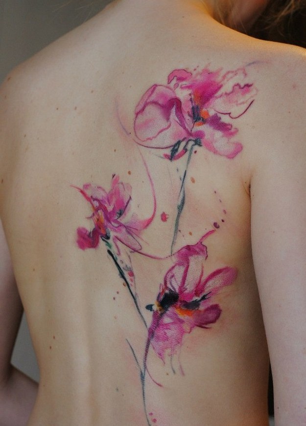 Flores em estilo abstrato (Foto: Reprodução)